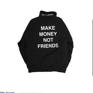 Fifth Karats Make Money Not Friends Zip up